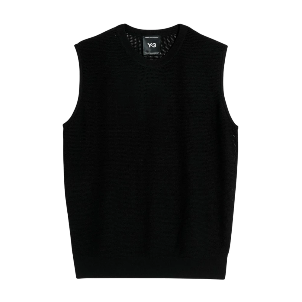 Y-3 Modern Functioneel Gilet Black Heren