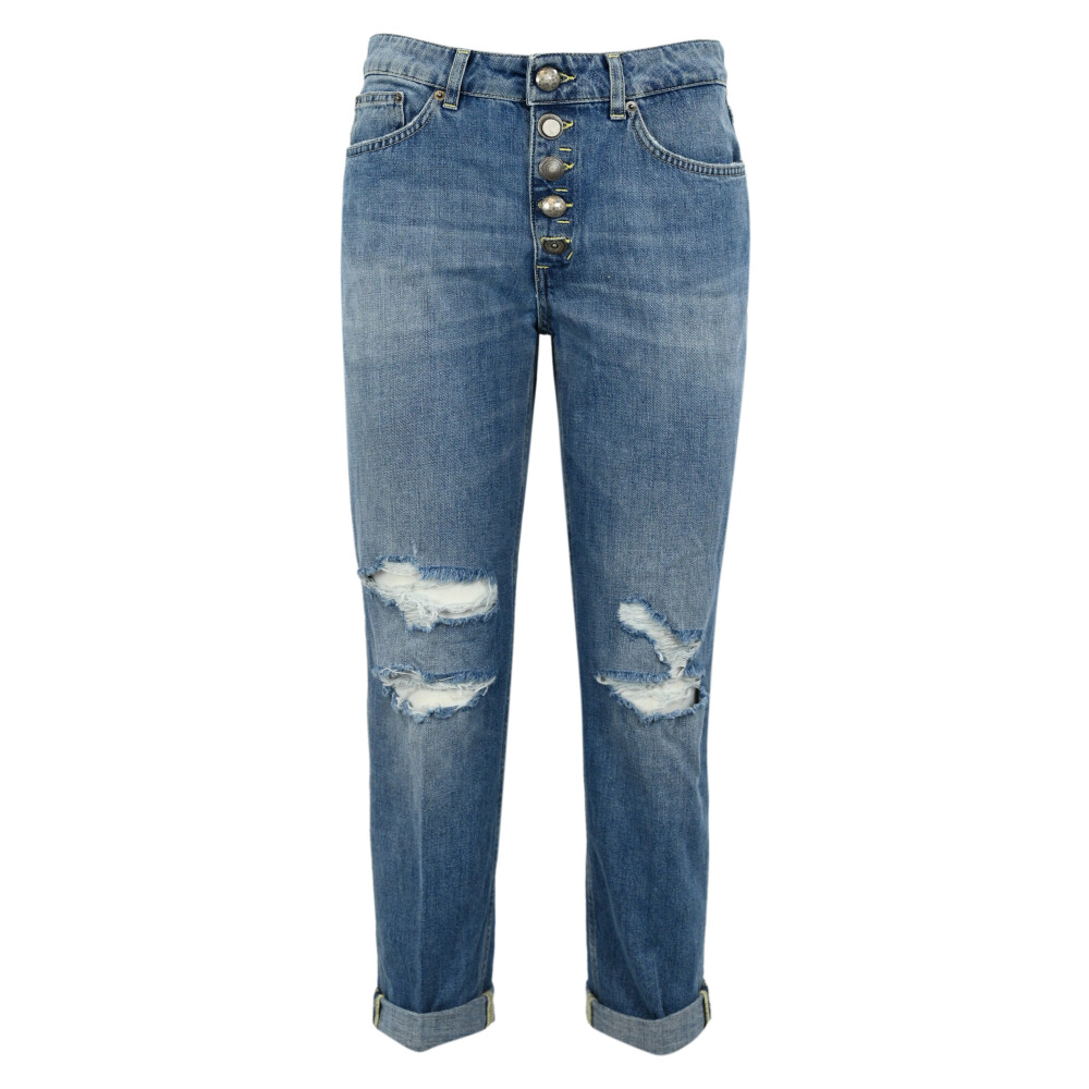 Jeans dondup clearance con bottoni gioiello