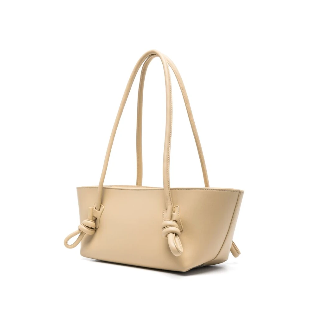 Hereu Beige Top Zip Handtas Beige Dames