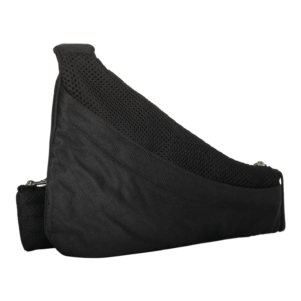 Bottega Veneta Mesh Nylon Heuptas Black Heren