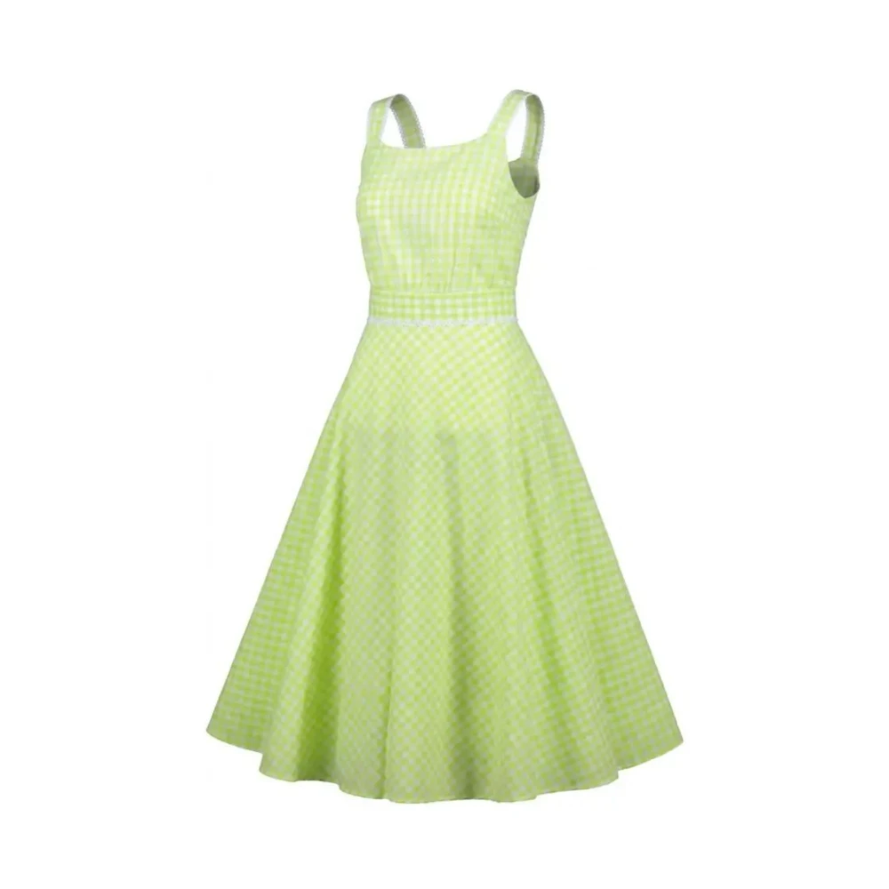 Amélie & Amélie Women's Green Solange Dress - Midi Dresses - Xl - Dresses