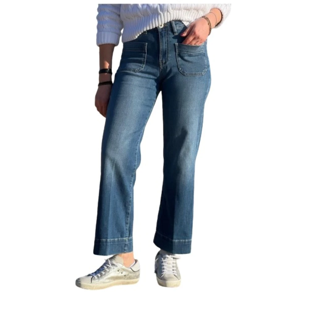 Denim Studio Donna Blu Jeans, W32, New,