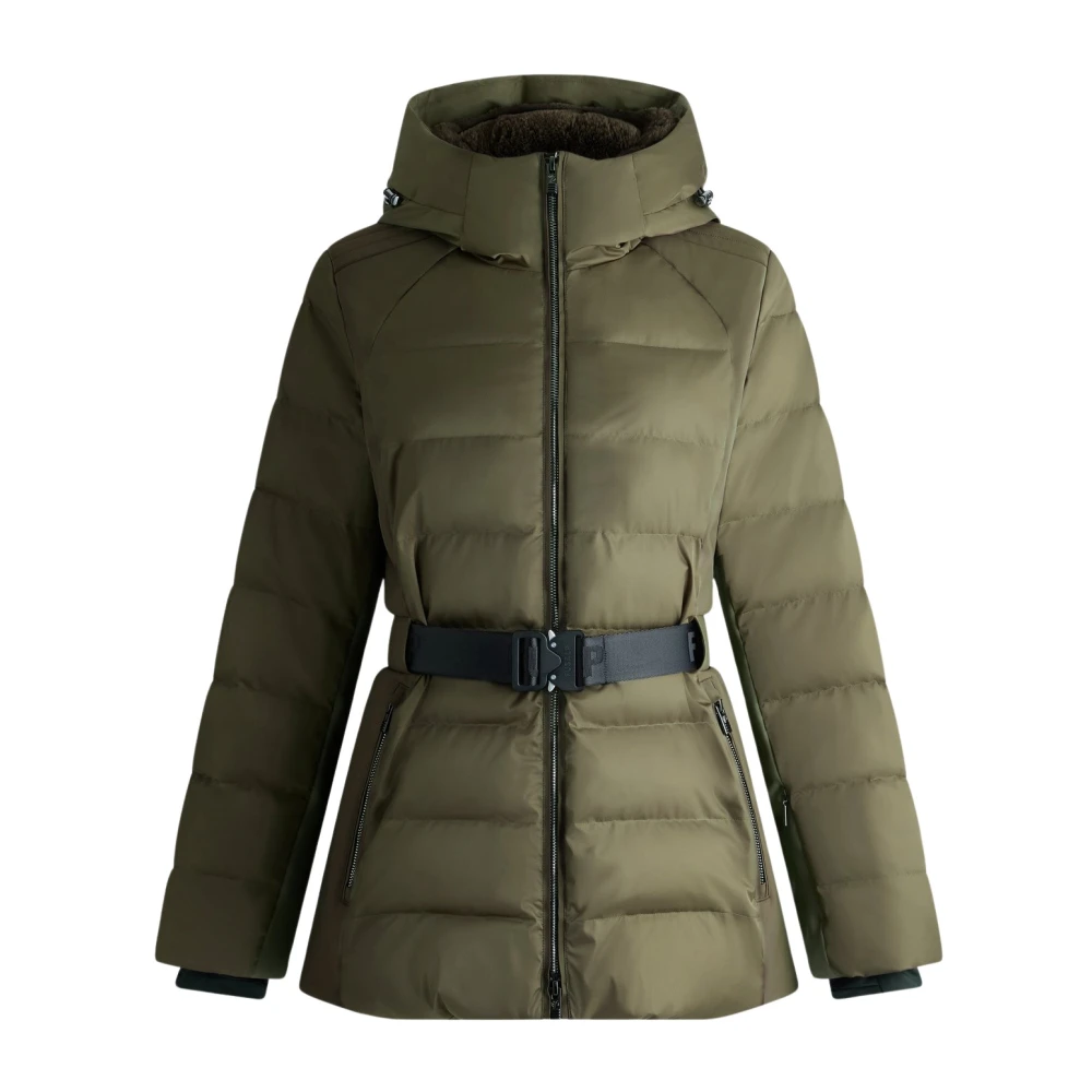 Fusalp Vrouw Groente Jassen Dames, Groen, M, Polyester, Maela Ski Jas