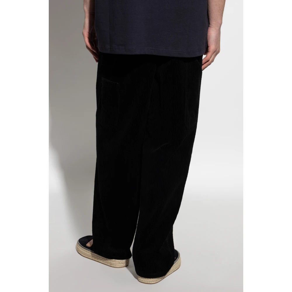 A.p.c. Ribfluwelen broek Black Heren