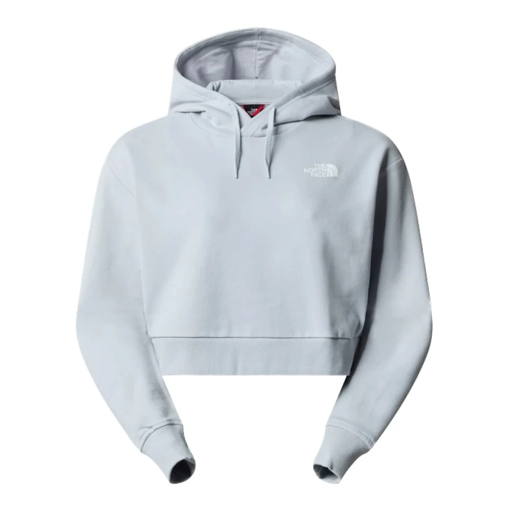 The North Face Trend Crop Hoodie Dusty Periwinkle Blue Dames
