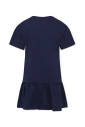 robe-bleue-decontractee-a-manches-courtes