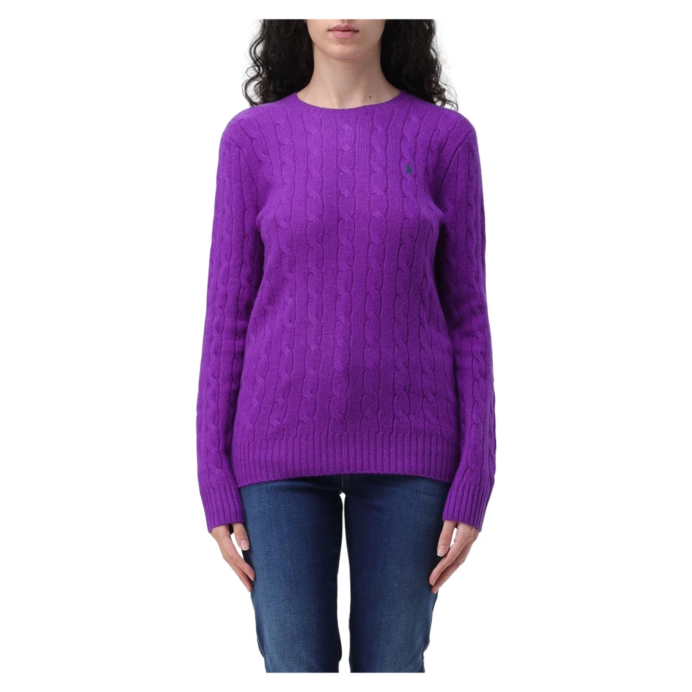 Polo Ralph Lauren Stijlvolle T-Shirt Purple Dames
