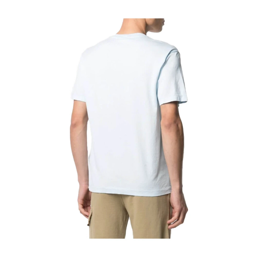 Stone Island Kortemouw T-shirt 24113 Blue Heren
