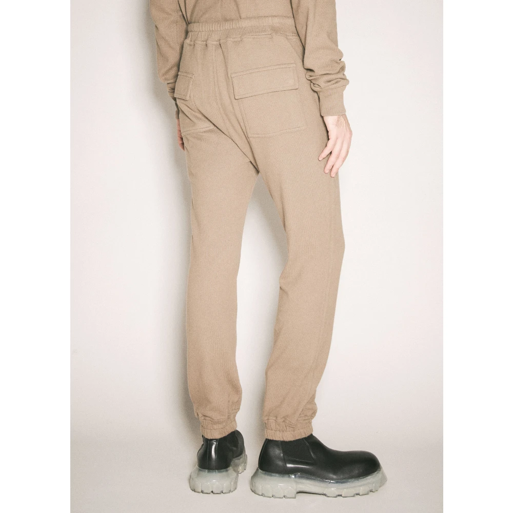 Moncler Katoenen Gebreide Trainingsbroek Beige Heren