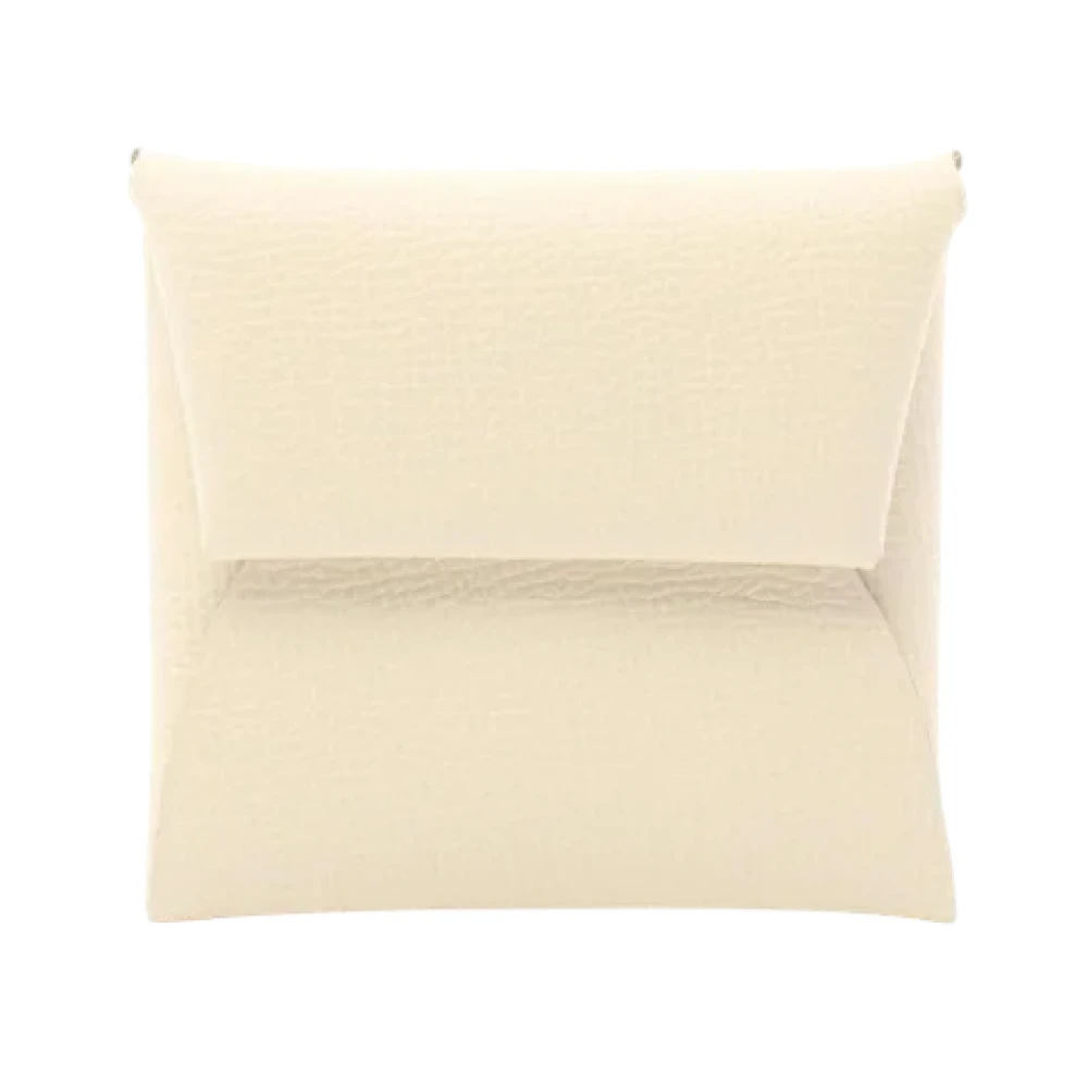 Hermès Vintage Pre-owned Leather wallets White Dames