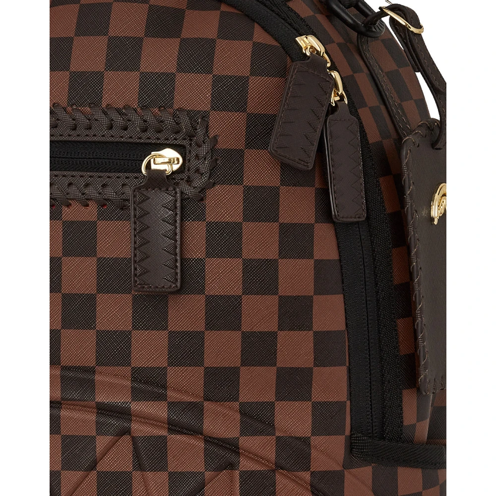 Sprayground Parijs Liefde Bruin Zwart Rugzak Brown Unisex