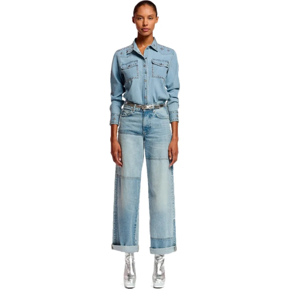 Essentiel Antwerp Denim Shirts Blue Dames