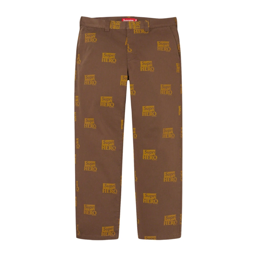 Supreme Beperkte oplage Werkbroek Bruin Brown Heren