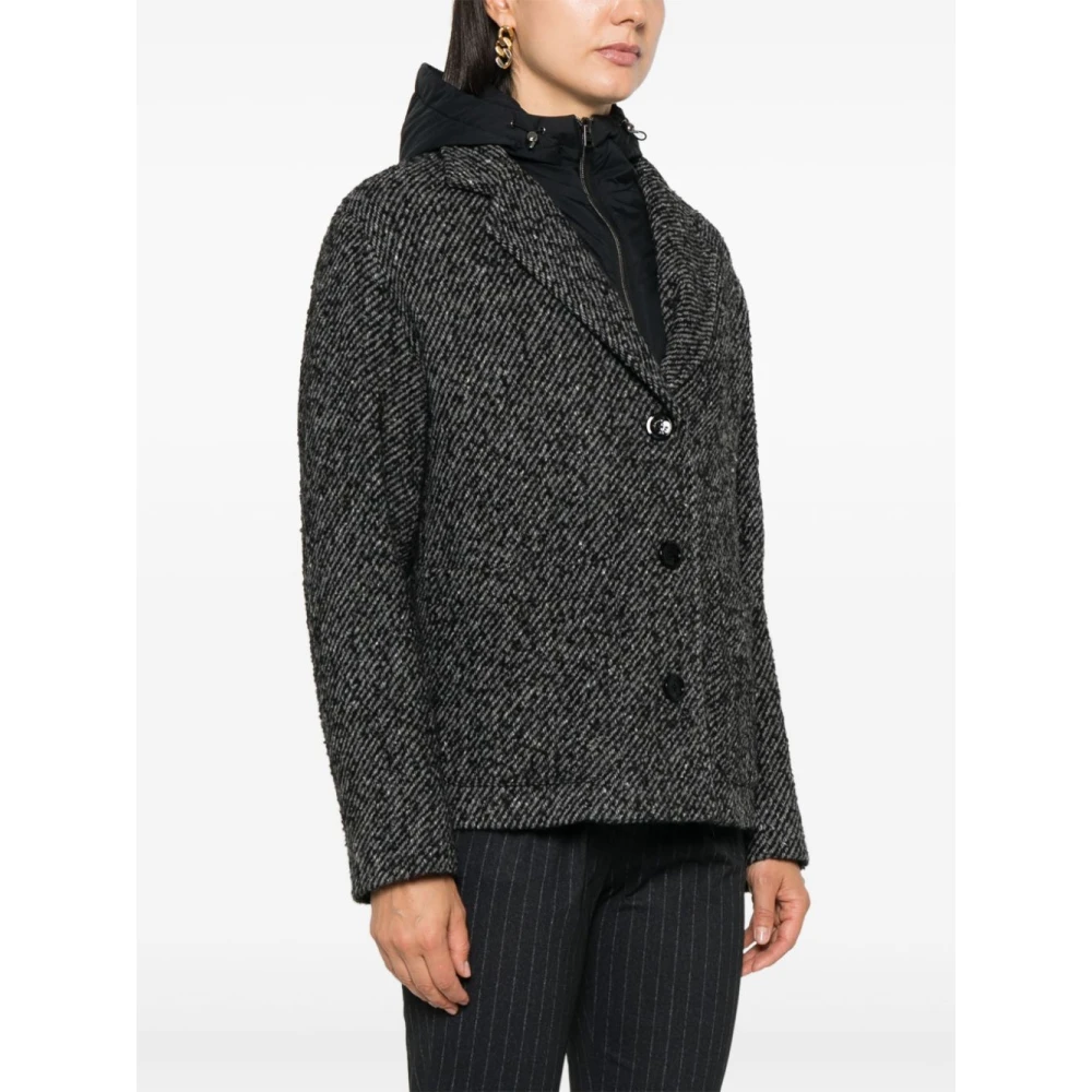 Herno Gelaagde Winterjas Gray Dames