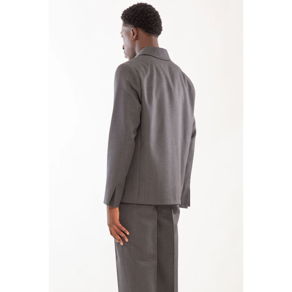 Costumein Boxy Fit Blazer in 002 Gray Heren