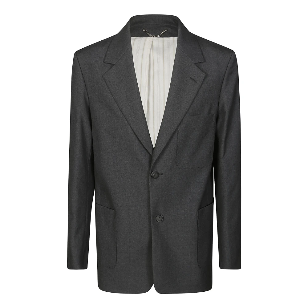 Golden Goose Gestructureerde Blazer Gray Heren