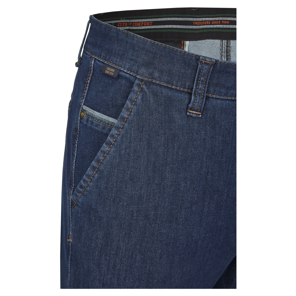 club of comfort 360-Graden Bi-Stretch Denim Broek Blue Heren