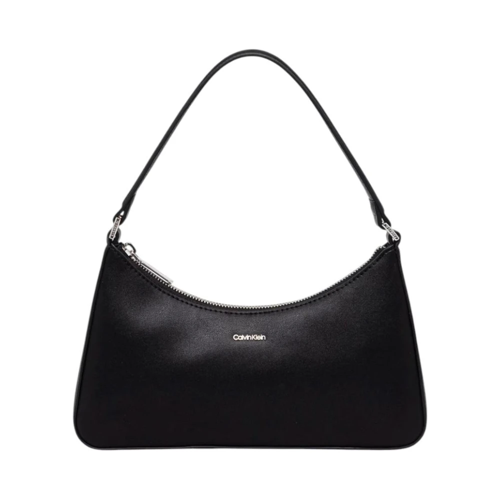 Calvin Klein Women's Black Zip Fastening Bag With Inside Pocket
