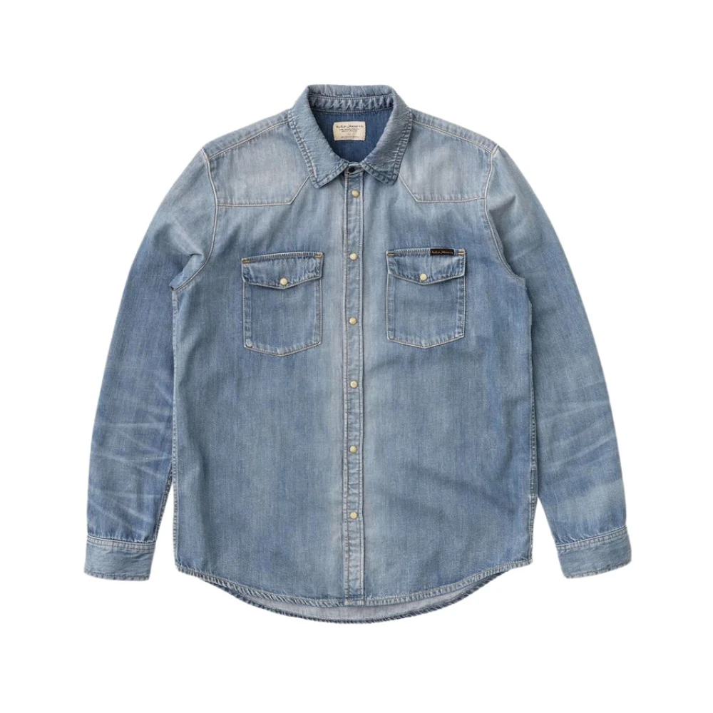 George Blue Tribe Denim Shirt