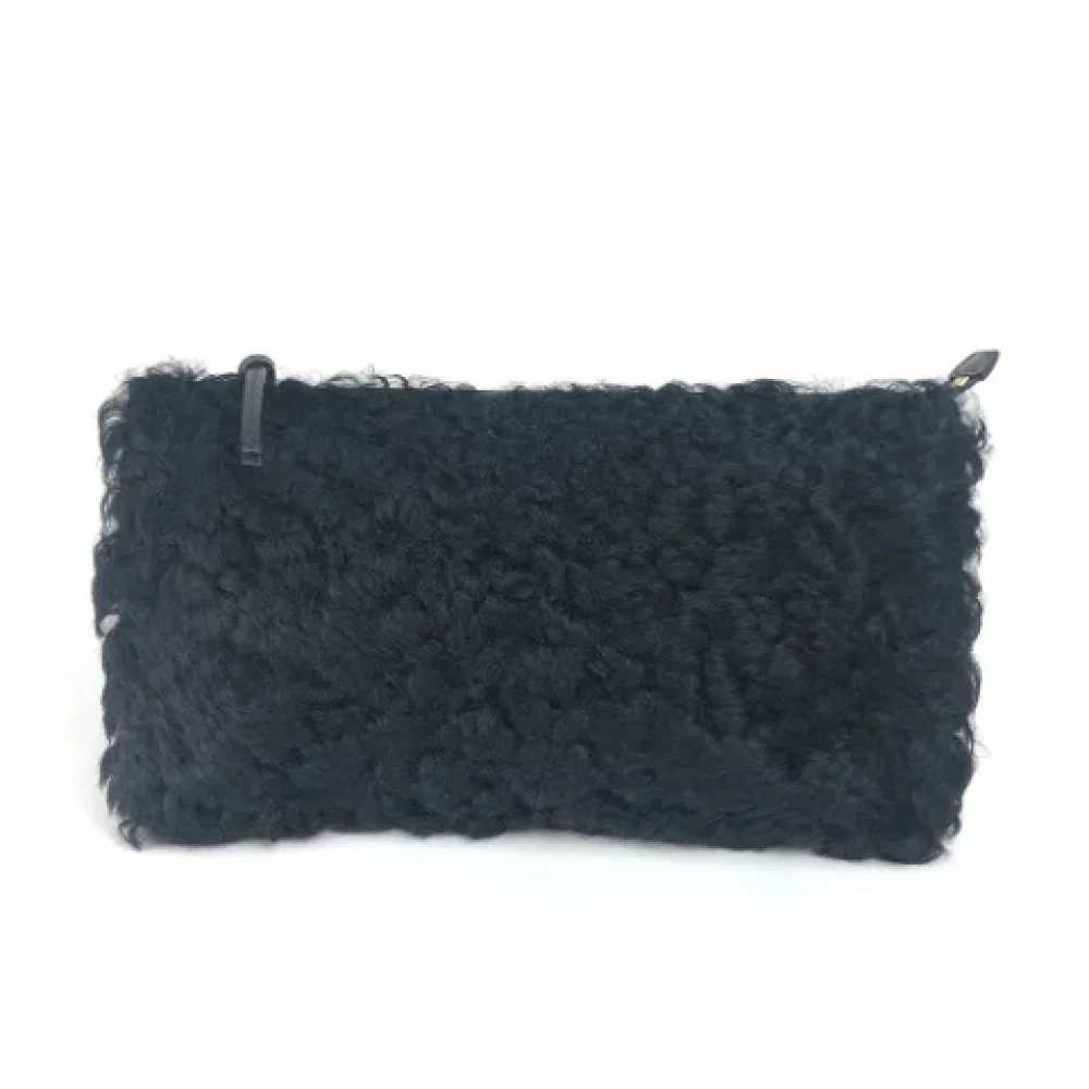 Balenciaga Vintage Pre-owned Fabric clutches Black Dames