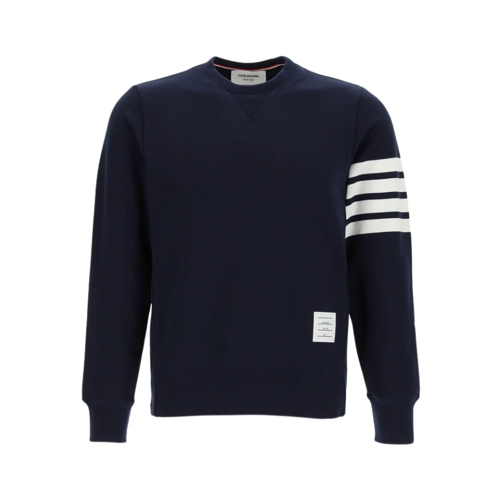 Thom Browne Klassieke Sweatshirt met Enginee Blue Heren