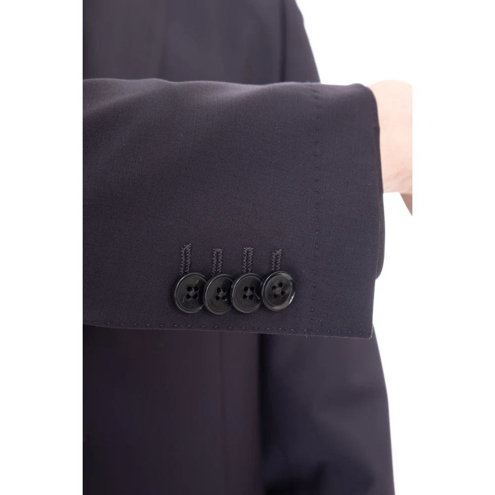 Ermenegildo Zegna Blauwe Wollen Jurk Techmerino™ Blue Heren