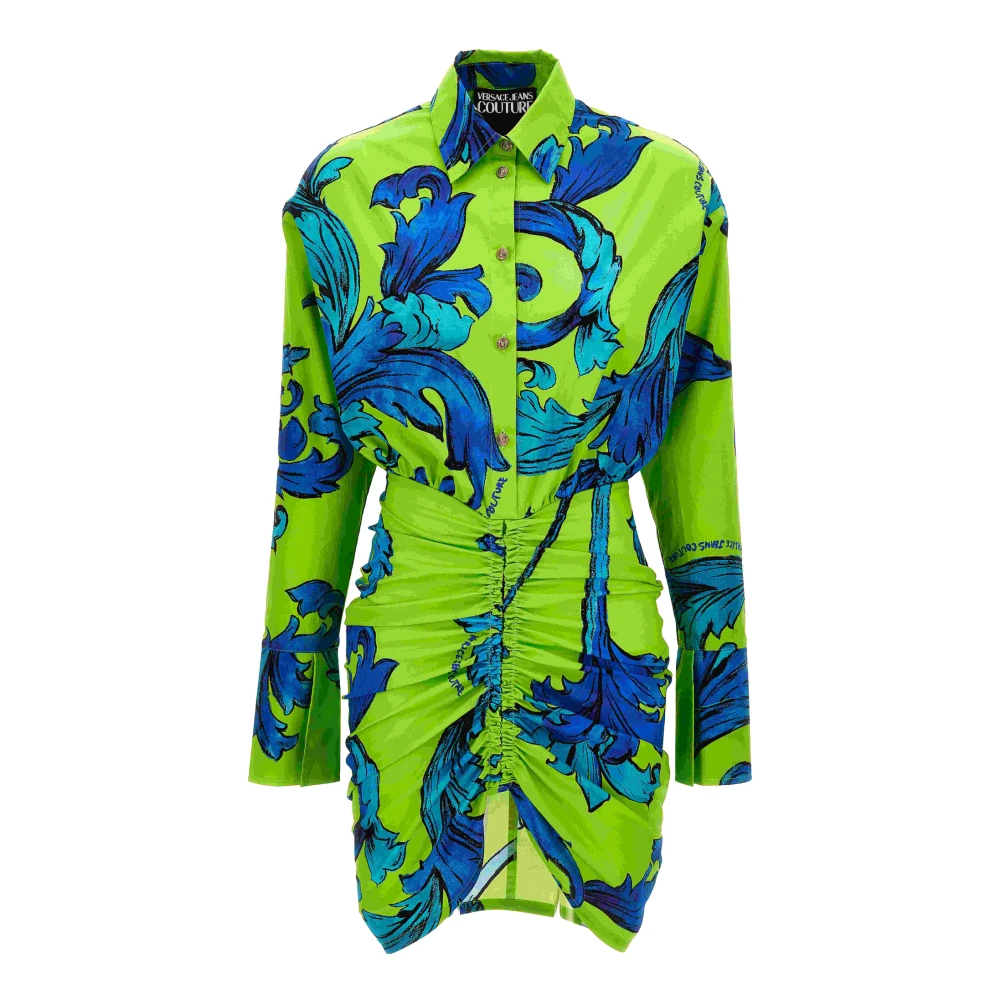 Versace Jeans Couture Damen Grün Kleider, Xsgröße: