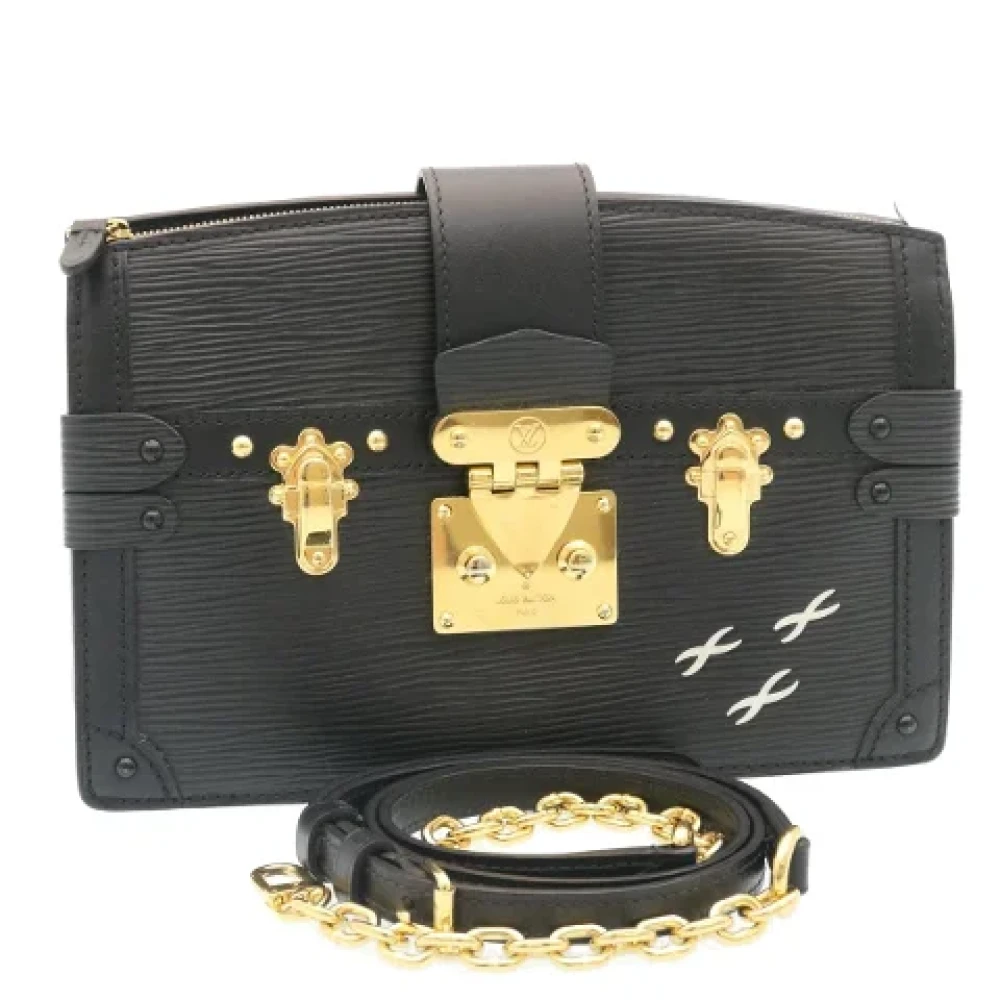 Louis Vuitton Vintage Pre-owned Leather louis-vuitton-bags Black Dames