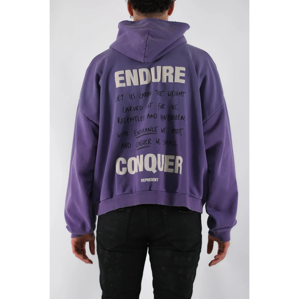 Represent Atlas Hoodie Purple Heren