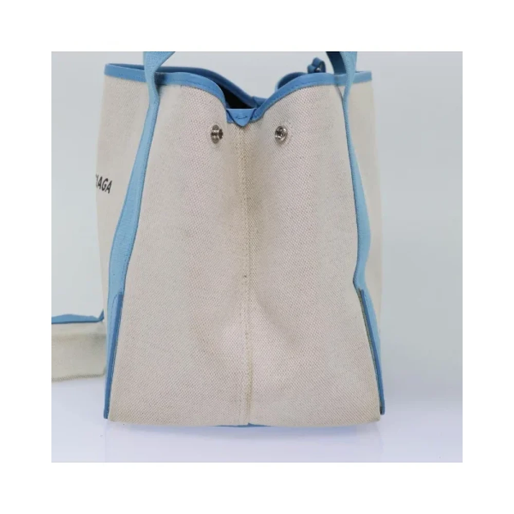Balenciaga Vintage Pre-owned Canvas handbags Beige Dames