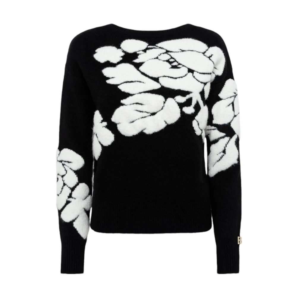 Blugirl Stijlvolle Gebreide Top Black Dames