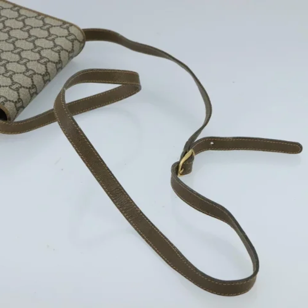 Gucci Vintage Pre-owned Leather gucci-bags Beige Dames