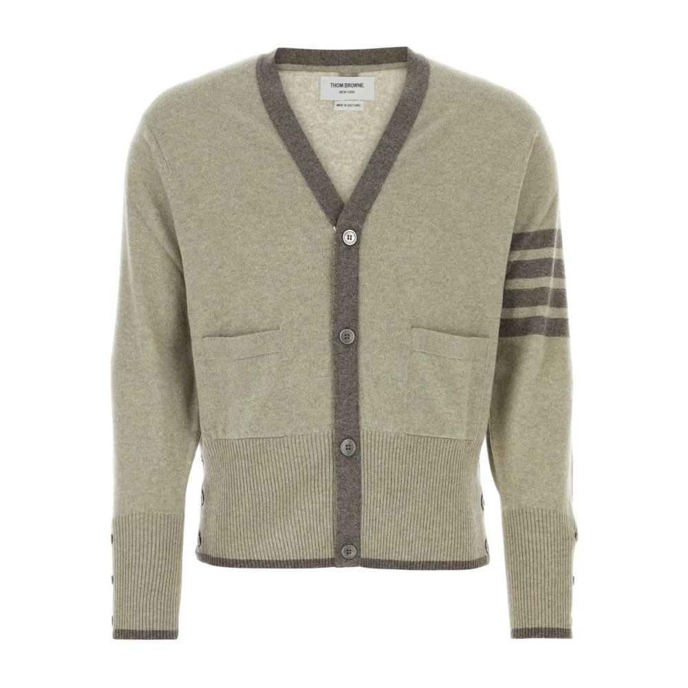 Thom Browne Kasjmier Vest in Cappuccino Beige Heren