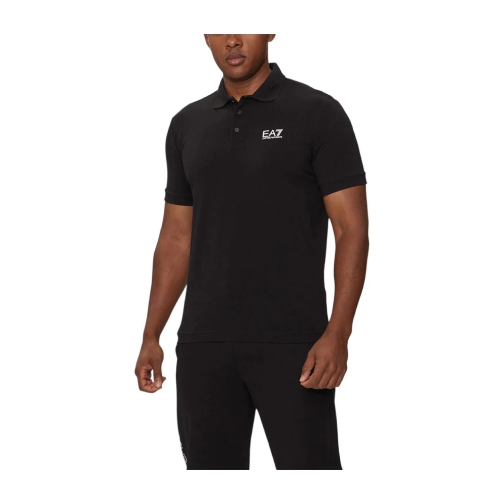 Emporio Armani Men's Black Classic Polo Shirt