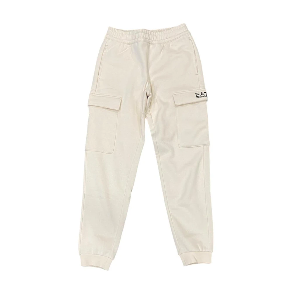 Emporio Armani EA7 Ivory Casual Broek Beige Heren