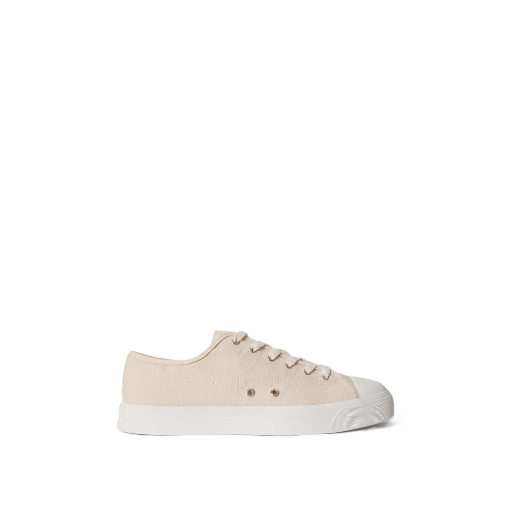 Polo Ralph Lauren Ayers Canvas Low-Top Sneaker Heren Schoenen Beige