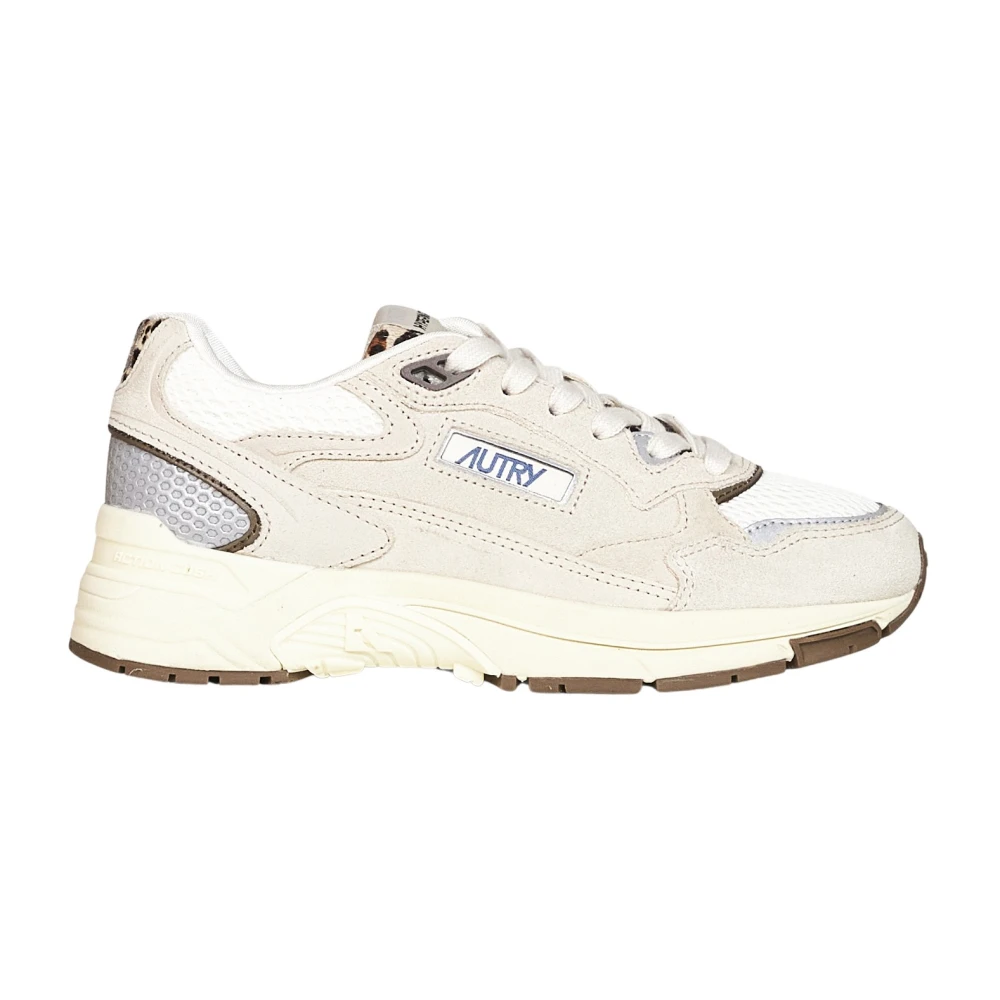 Autry Beige Sneakers, Female, 6 Uk, Low Trainers