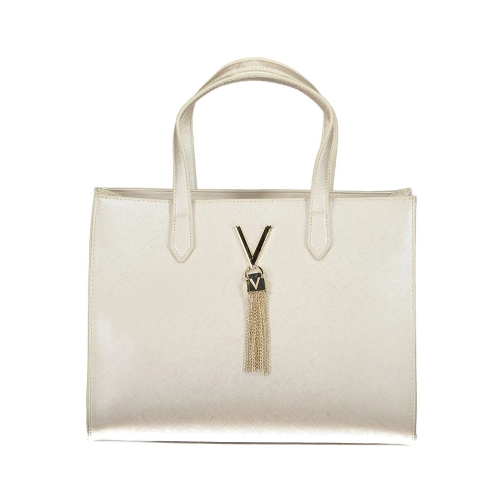 Valentino By Mario Valentino Women's Gray Handbag With Removable Shoulder Strap