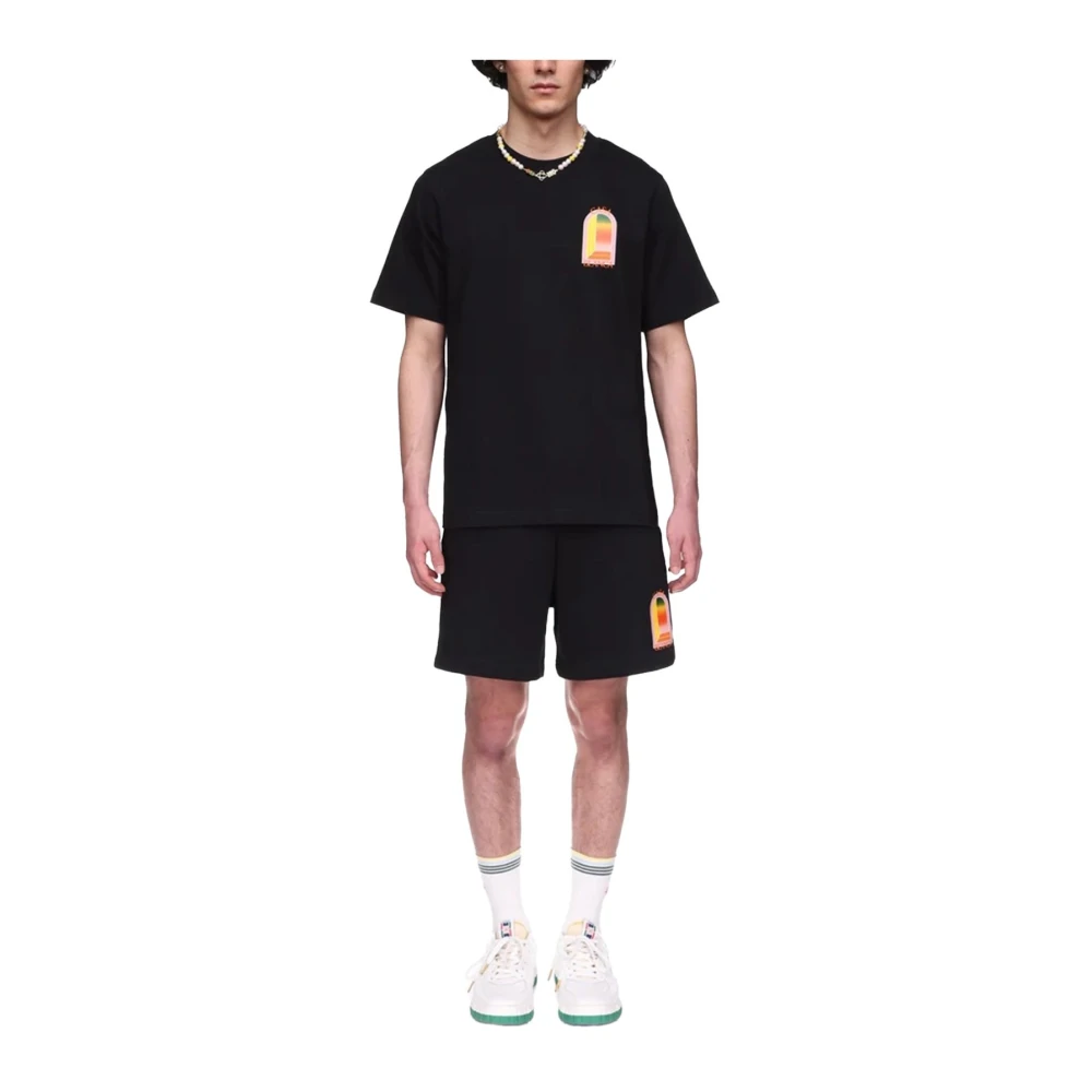 Casablanca Gradient L'Arche T-Shirt Black Heren