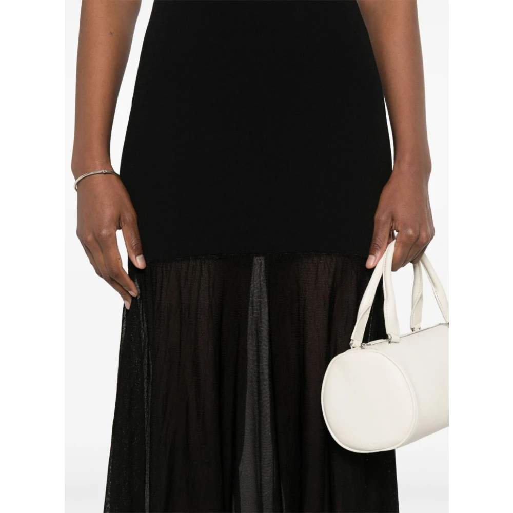 TotêMe Zwarte Jersey Stretch Jurk Black Dames