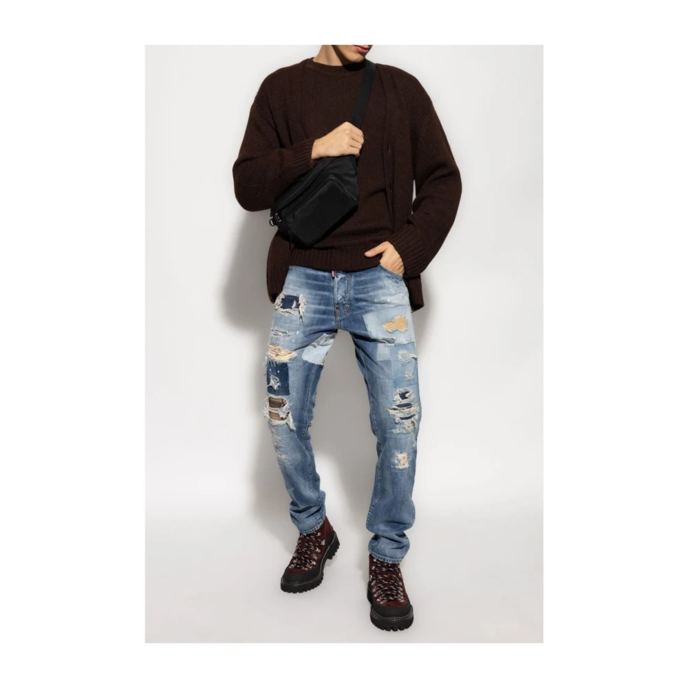 Dsquared2 Bruine Pullover Sweater Brown Heren