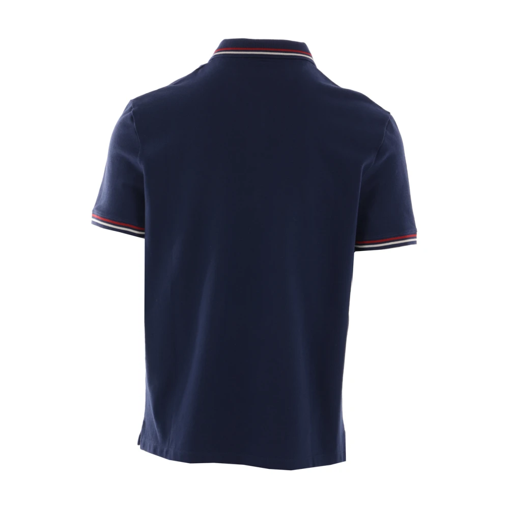 Valentino Garavani Blauw Poloshirt met VLogo Patch Blue Heren