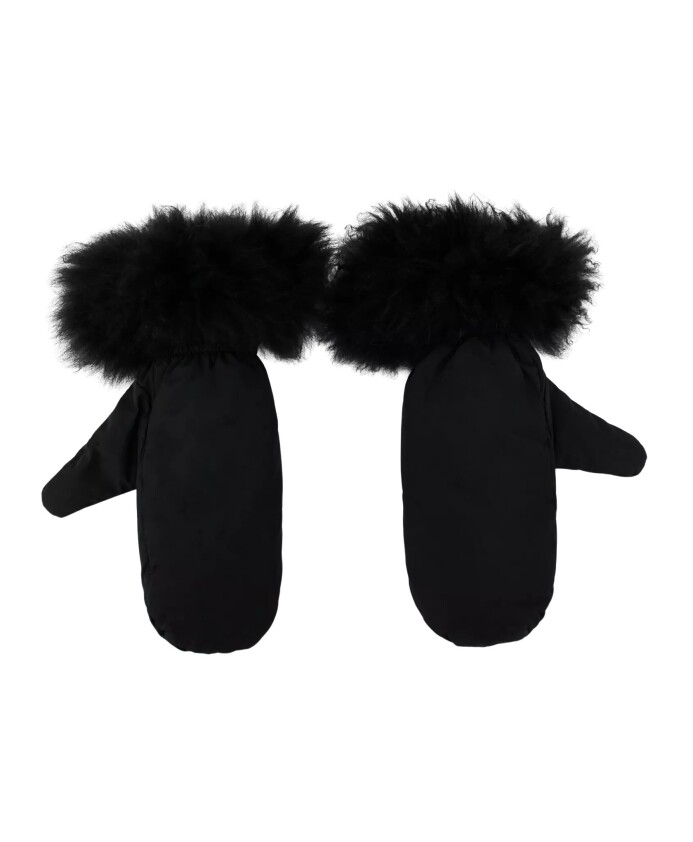 black-down-gloves-with-fur
