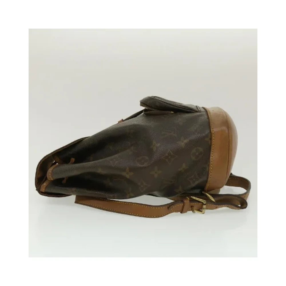 Louis Vuitton Vintage Pre-owned Canvas backpacks Brown Dames