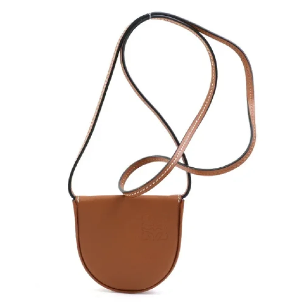 Loewe Pre-owned Leather shoulder-bags Brown Dames