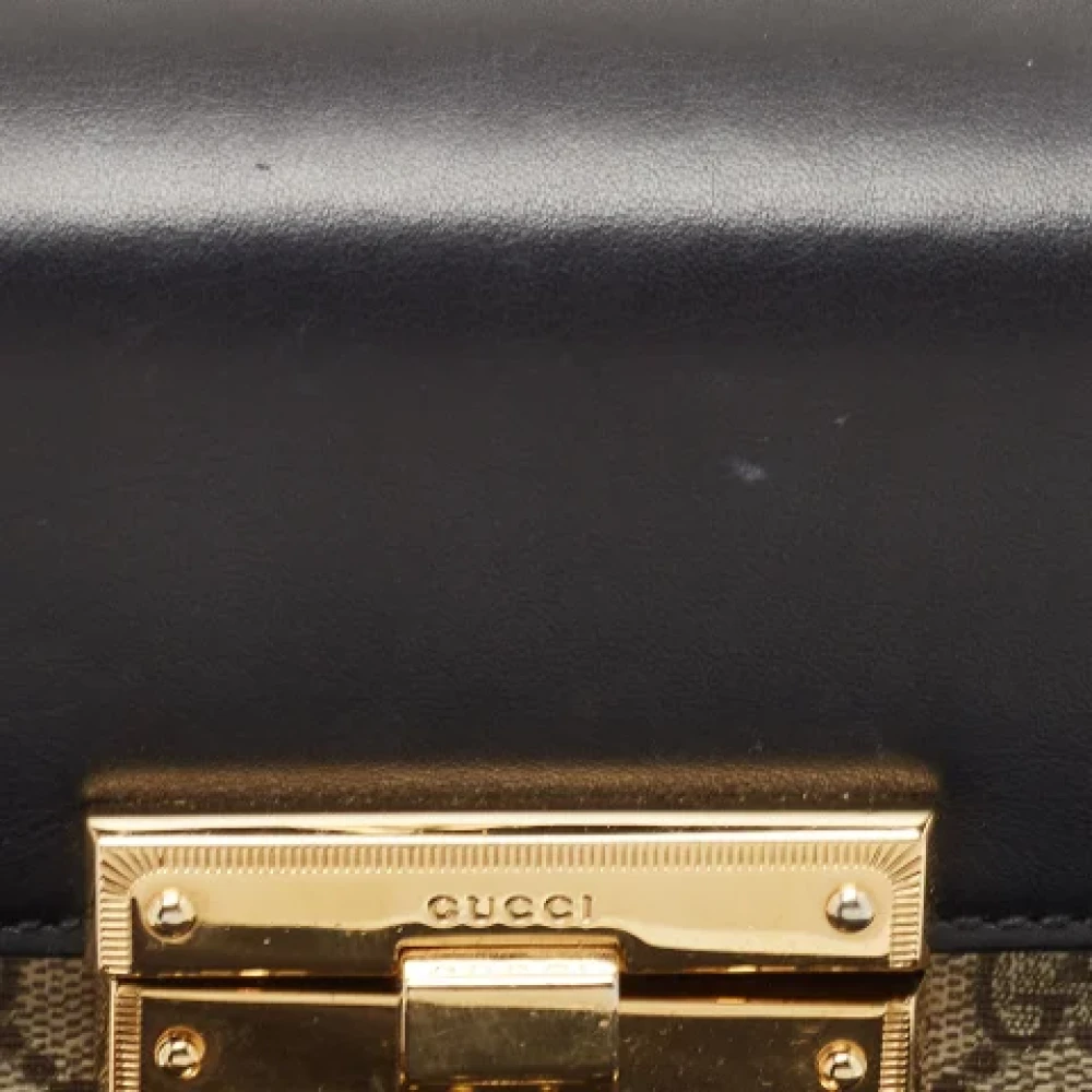 Gucci Vintage Pre-owned Coated canvas gucci-bags Black Dames