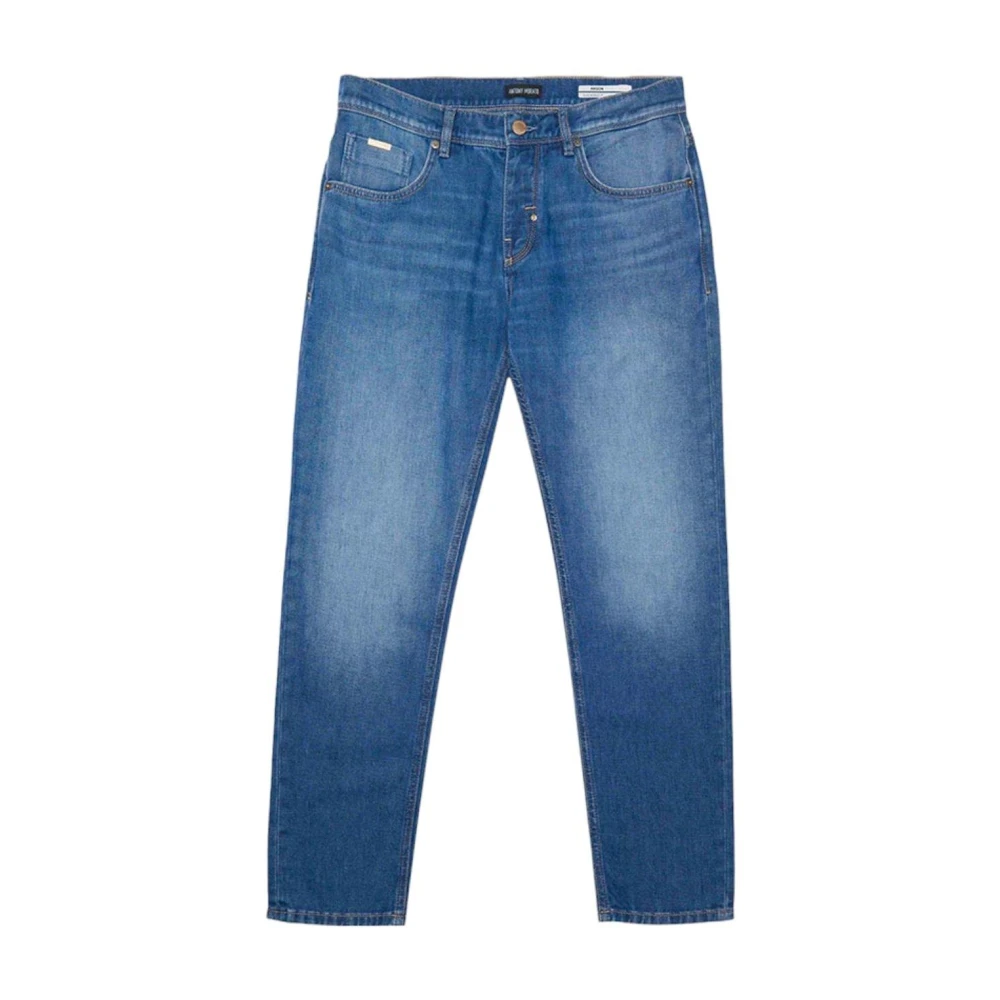 Antony Morato Men's Blue Modern Denim Jeans - Straight Fit Jeans - W36 - Jeans