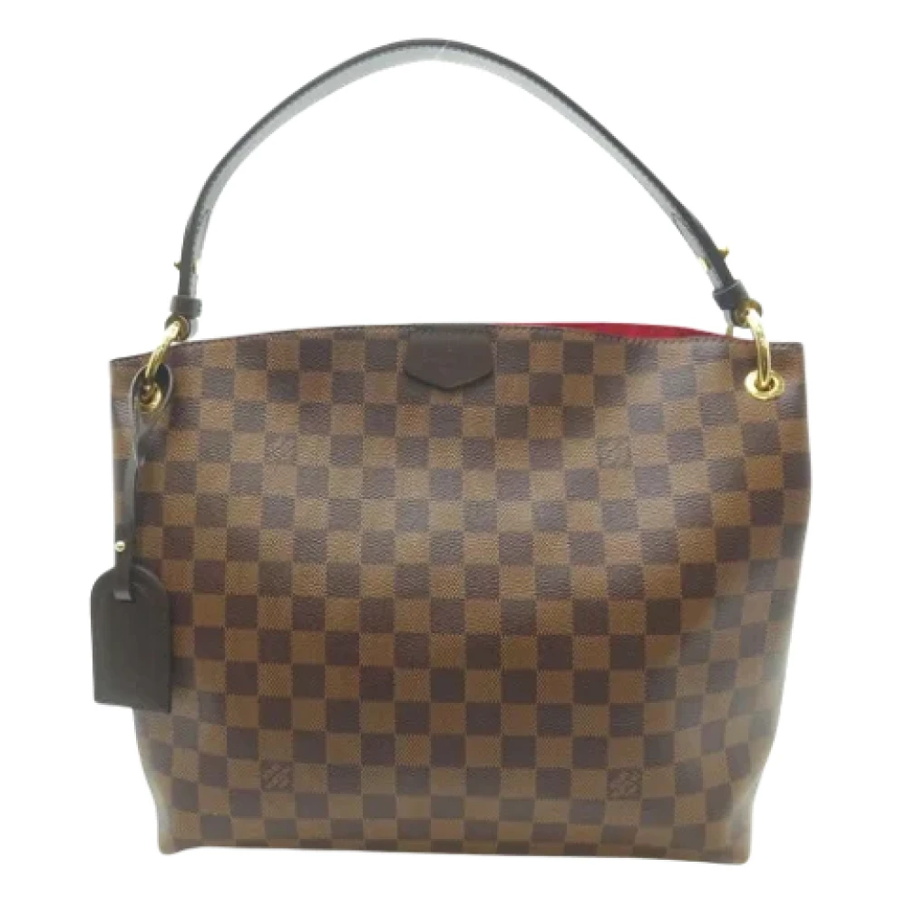 Louis Vuitton Vintage Pre-owned Canvas shoppers Brown Dames