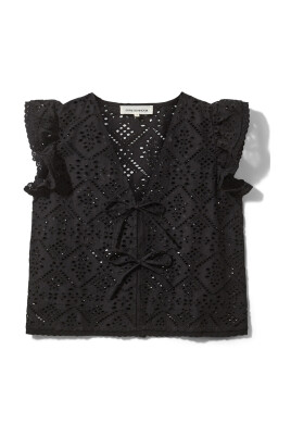 embroidered-black-shirt-with-ruffle-sleeves