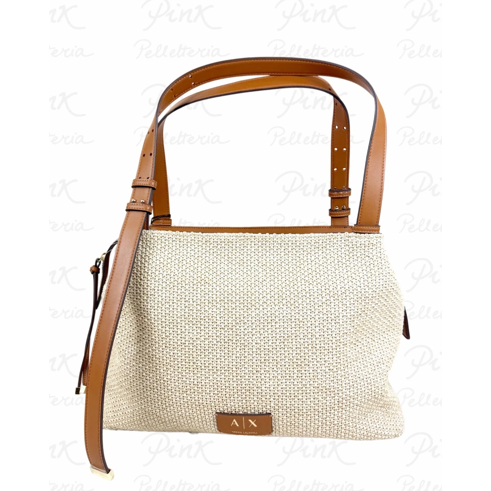 Armani Exchange Donna Beige Borse, Taglia Unica, New,